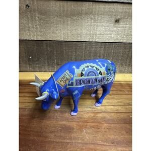 Cow Parade Broadway Baby Figurine Collectible Cow #9159 In Box